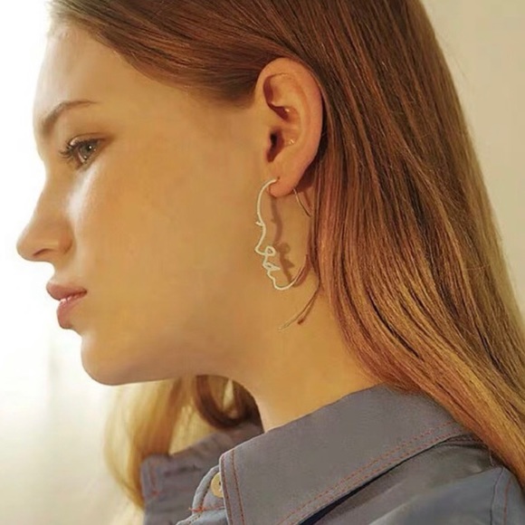 💕LAST ONE Artsy Face String Earrings - Picture 3 of 9